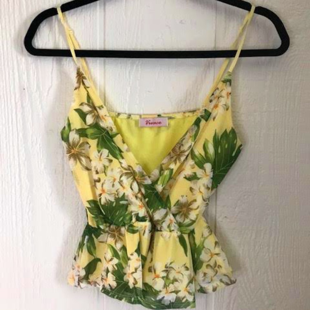 VIVACE TROPICAL CROP TOP SZ. S